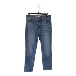Madewell Medium Wash Stovepipe Jean Size 28